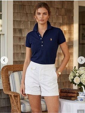 Ralph Lauren Petit Women's White Shorts